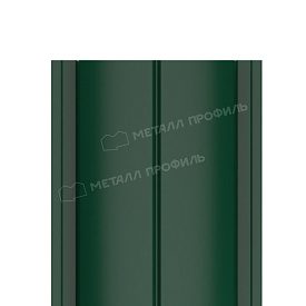 Штакетник металлический МЕТАЛЛ ПРОФИЛЬ ELLIPSE-T 19х126 (PURMAN-20-6005-0.5)